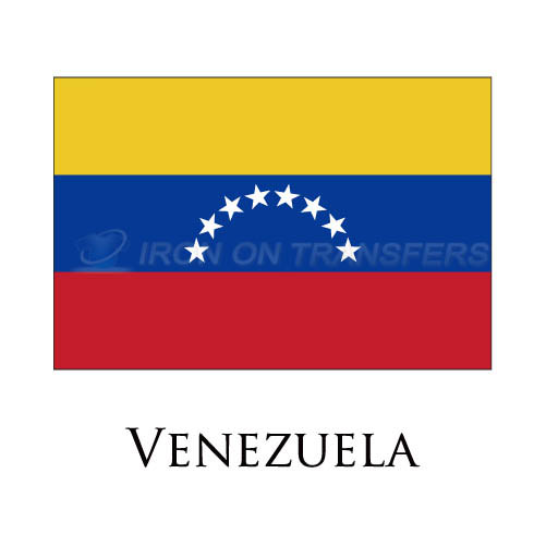 Venezuela flag Iron-on Stickers (Heat Transfers)NO.2017